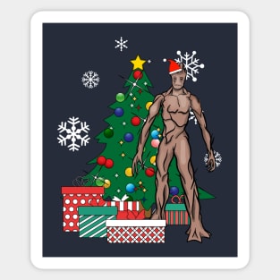 Groot Around The Christmas Tree Sticker